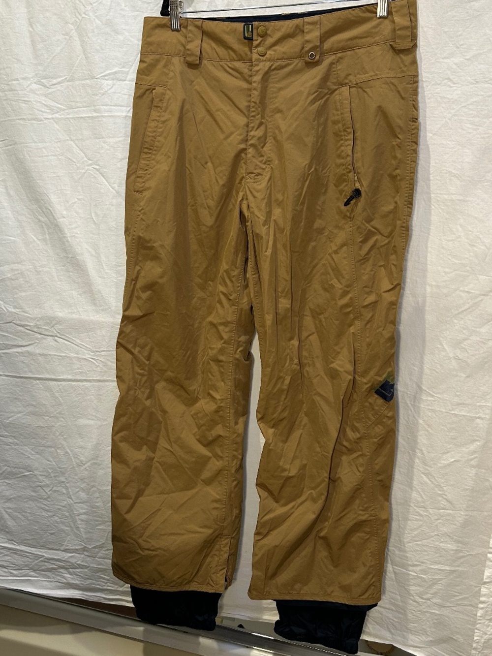 Burton AS NEW mustard khaki snowboard pants L